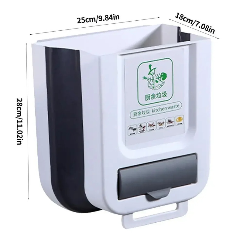 10L Slim Foldable Hanging Tras - đánh giá và giá Commercial Kitchen Bin