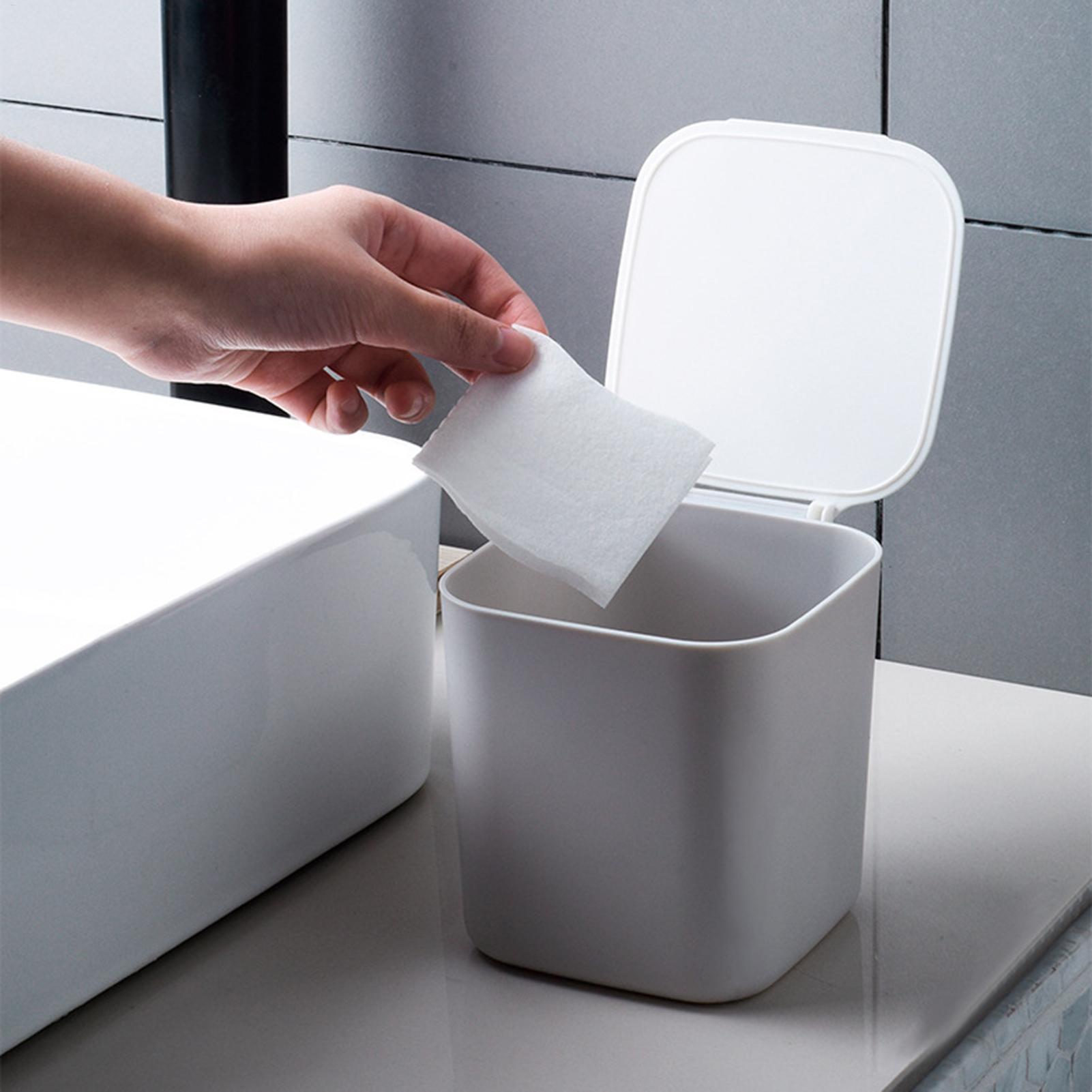 Mini Trash Can with Lid Small  - đánh giá và giá Commercial Kitchen Bin