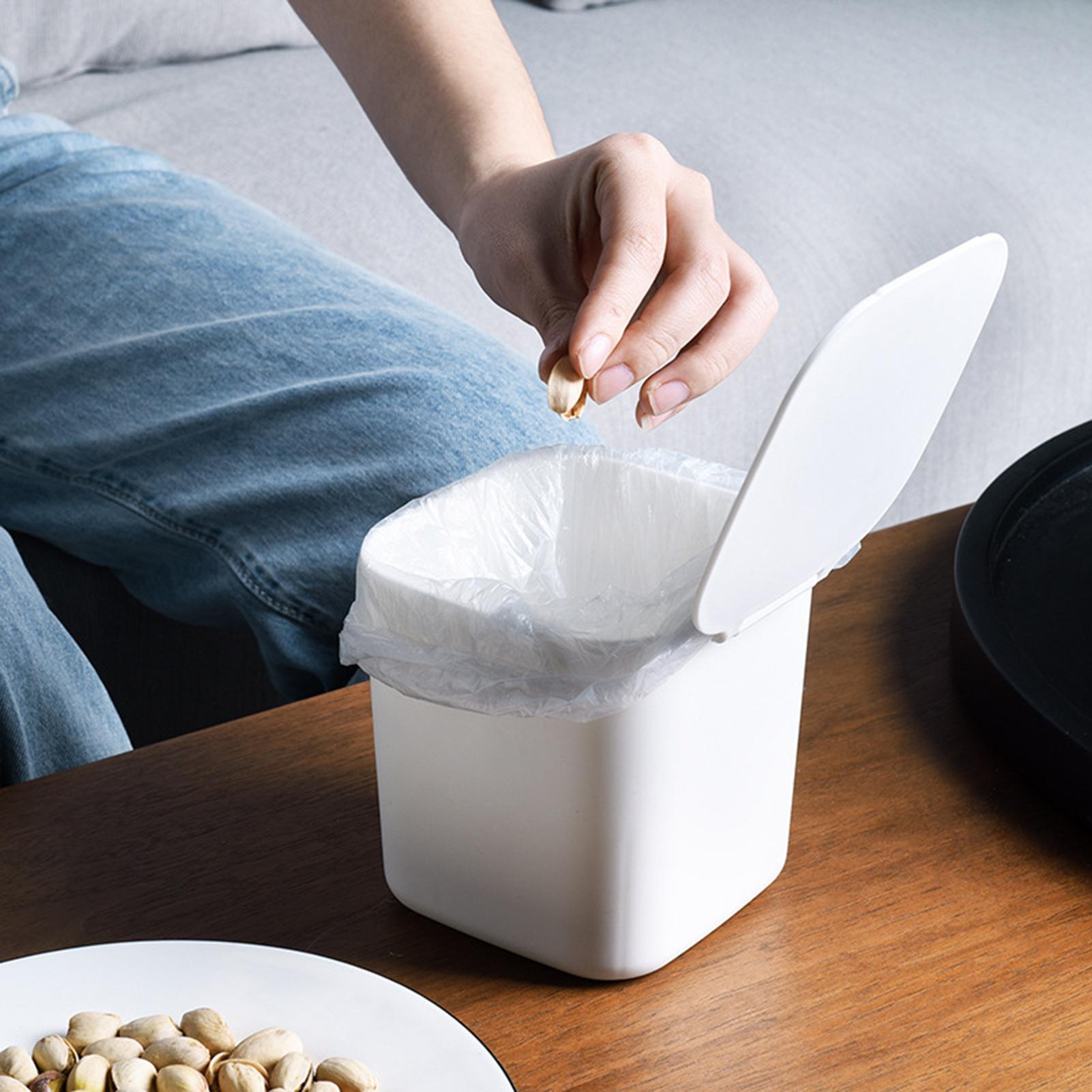 Mini Trash Can with Lid Small  - đánh giá và giá Commercial Kitchen Bin